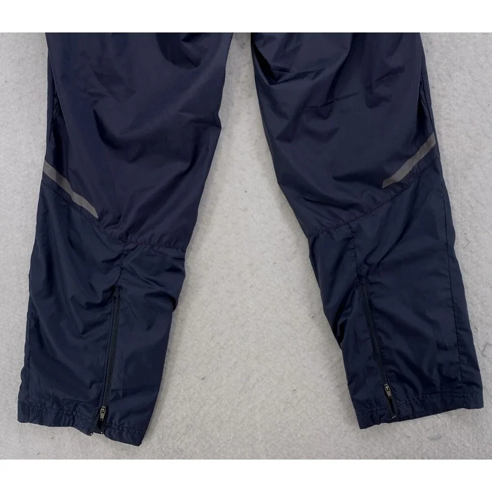 RBX Performance Men's Small Blue Track Pants Mesh Lined Orange Zipper Joggers S